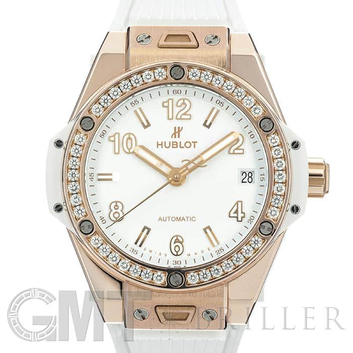 ウブロ 腕時計（レディース） ウブロ ビッグバン ワンクリック キングゴールド ホワイト ダイヤモンド 465.OE.2080.RW.1204 HUBLOT 新品レディース 腕時計 送料無料