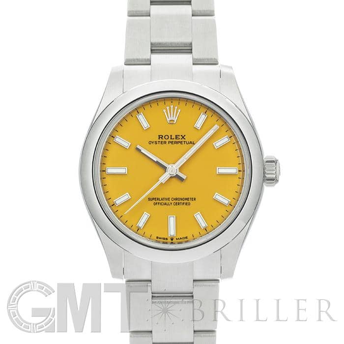 ROLEX ロレックス オイスターパーペチュアル 31 277200 イエロー ROLEX 新品レディース 腕時計 送料無料のサムネイル