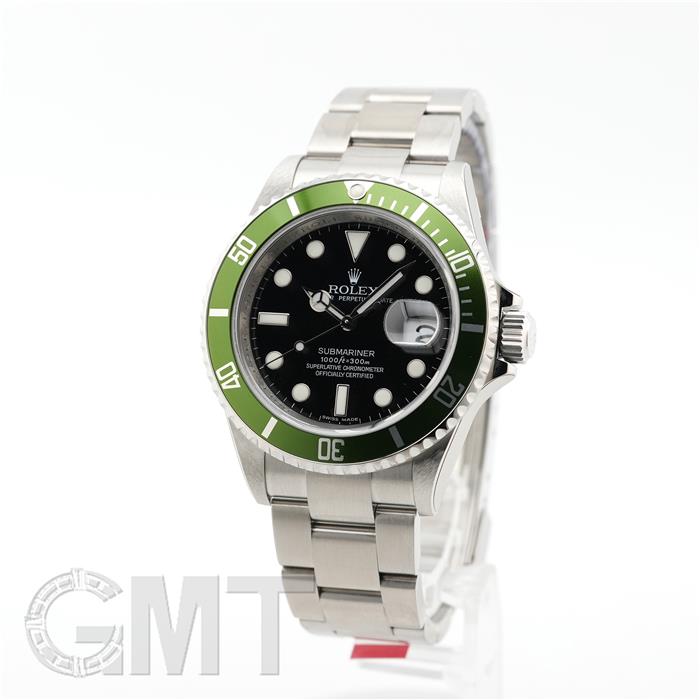 ロレックス サブマリーナーデイト 16610LV V番【純正保護シール付き】 ROLEX 中古メンズ 腕時計 送料無料