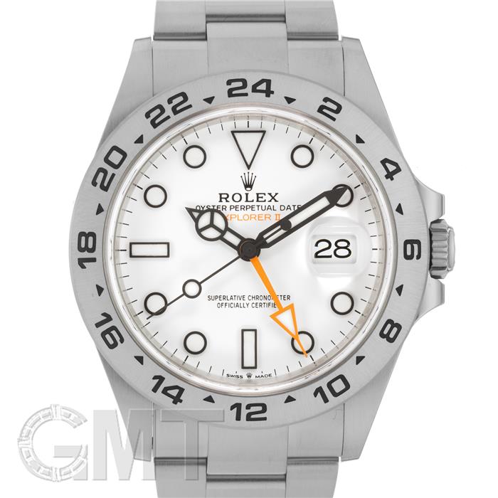 ロレックス エクスプローラー II 226570 ホワイト 保証書2022年 ランダムシリアル 付属品完品 ROLEX 中古メンズ 腕時計 送料無料