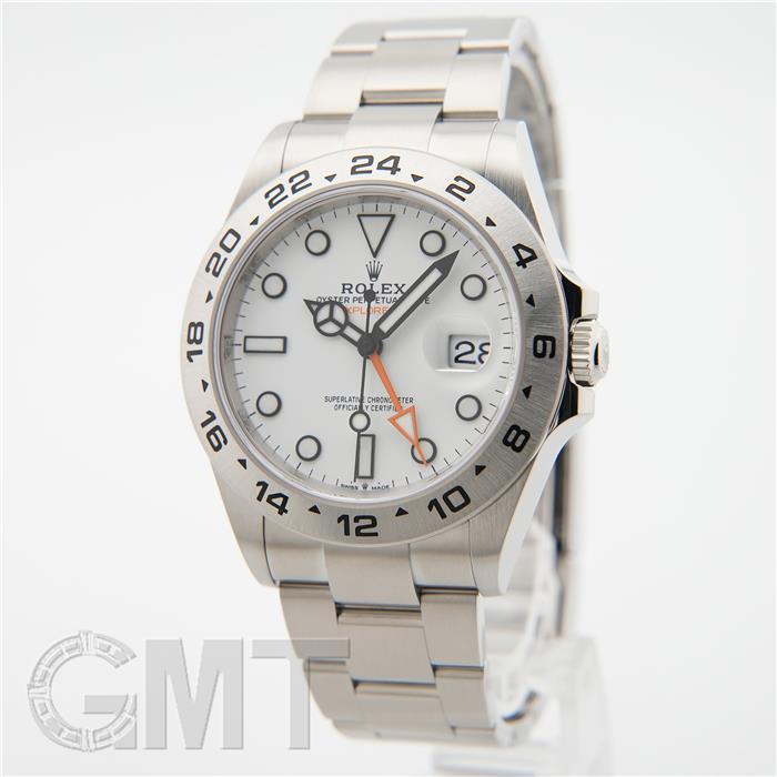 ロレックス エクスプローラー II 226570 ホワイト 保証書2022年 ランダムシリアル 付属品完品 ROLEX 中古メンズ 腕時計 送料無料