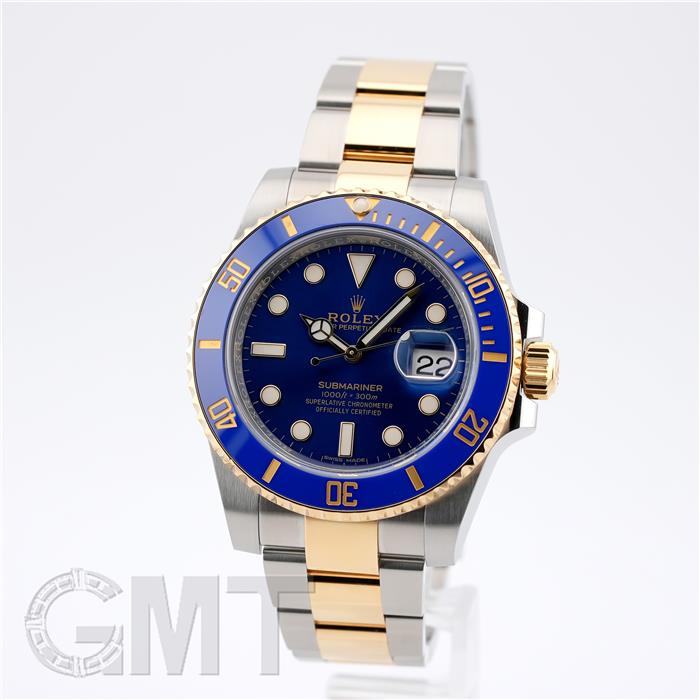 ロレックス サブマリーナーデイト 116613LB 保証書2018年 付属品完品 ランダムシリアル ROLEX 中古メンズ 腕時計 送料無料