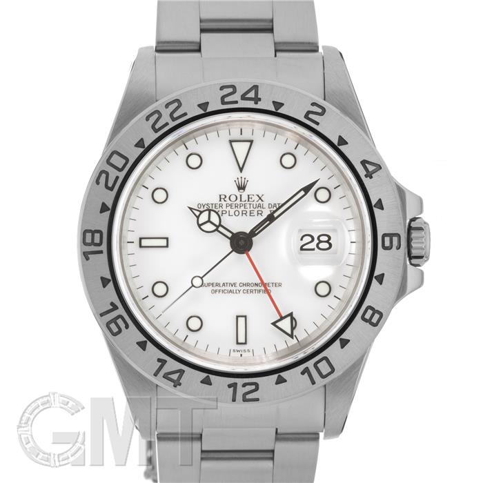 ロレックス エクスプローラーII 16570 オンリースイス 保証書1999年 A番 ROLEX 中古メンズ 腕時計 送料無料