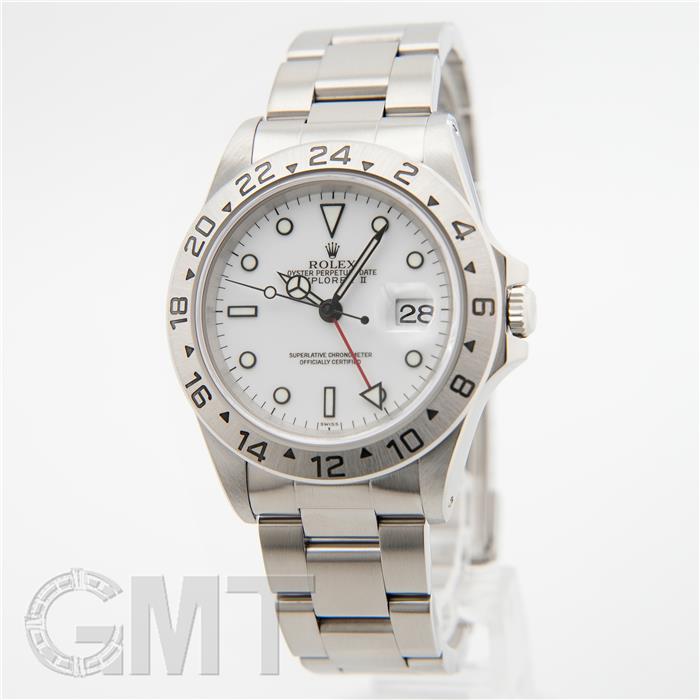 ロレックス エクスプローラーII 16570 オンリースイス 保証書1999年 A番 ROLEX 中古メンズ 腕時計 送料無料