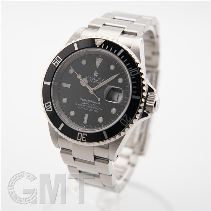 ロレックス サブマリーナーデイト 16610 保証書2002年 K番 ROLEX 中古メンズ 腕時計 送料無料