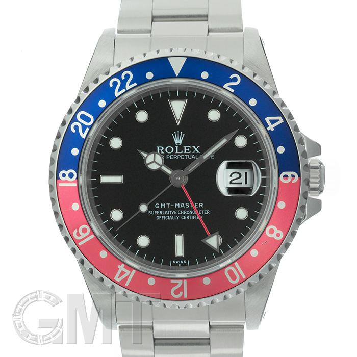 ロレックス GMTマスター 16700 ブルー/レッド シリアル U番 ROLEX 中古メンズ 腕時計 送料無料