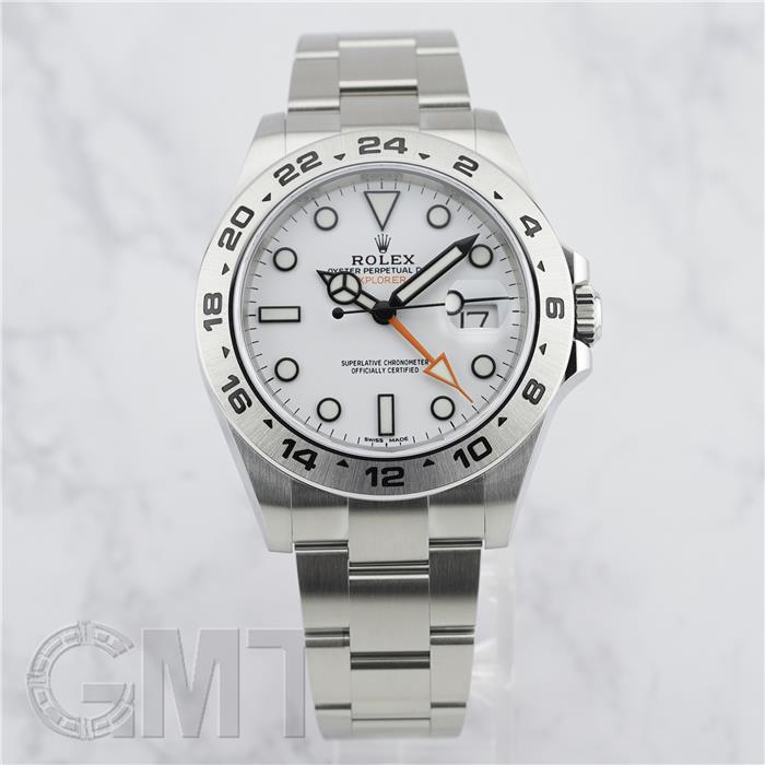 ロレックス エクスプローラーII 216570 保証書2018年 付属品完品 ランダムシリアル ROLEX 中古メンズ 腕時計 送料無料