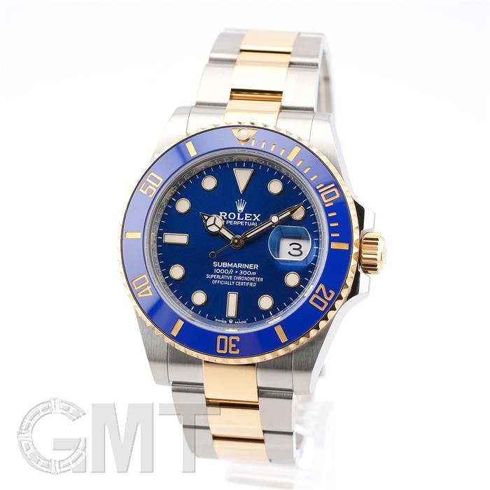 ロレックス サブマリーナーデイト41 126613LB 保証書2021年 付属品完品 ランダムシリアル ROLEX 中古メンズ 腕時計 送料無料