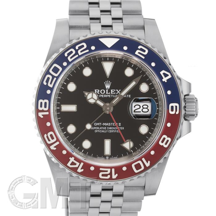 ロレックス GMTマスターII 126710BLRO ジュビリーブレスレット 保証書2019年 ランダムシリアル 付属品完品 ROLEX 中古メンズ 腕時計 送料無料