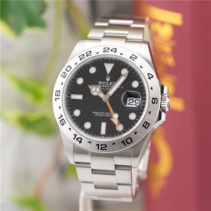 ロレックス エクスプローラーII 226570 ブラック 保証書2023年 ランダムシリアル ...