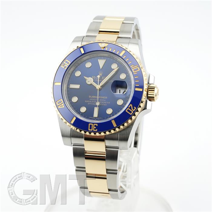 ロレックス サブマリーナーデイト 116613LB 保証書2017年 付属品完品 ランダムシリアル ROLEX 中古メンズ 腕時計 送料無料