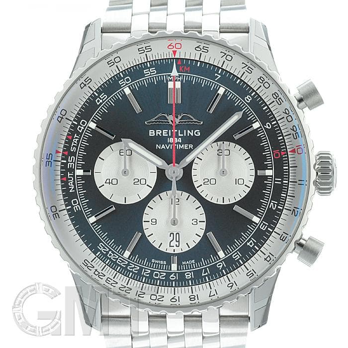 ナビタイマー ブライトリング ナビタイマーB01 クロノグラフ46 AB0137211C1A1【未使用品】 BREITLING 未使用品メンズ 腕時計 送料無料