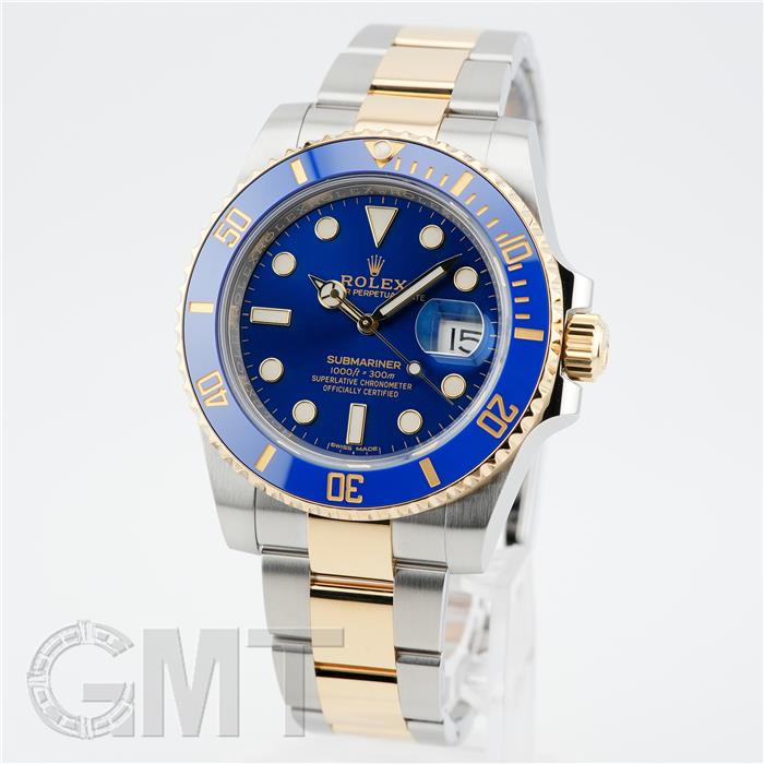 ロレックス サブマリーナーデイト 116613LB 保証書2019年 ランダムシリアル ROLEX 中古メンズ 腕時計 送料無料