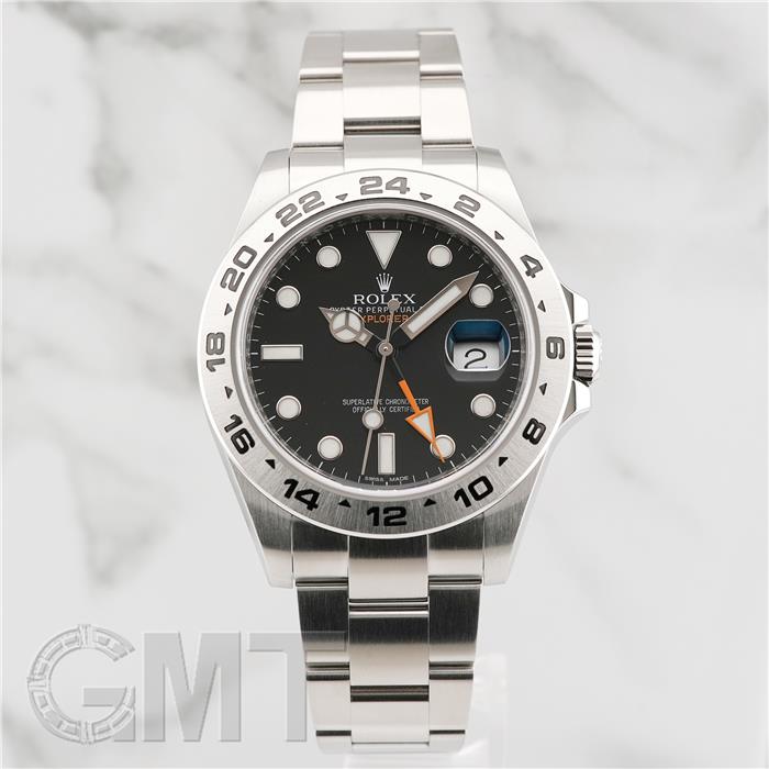 ロレックス エクスプローラーII 216570 ブラック 保証書2012年 ランダムシリアル ROLEX 中古メンズ 腕時計 送料無料