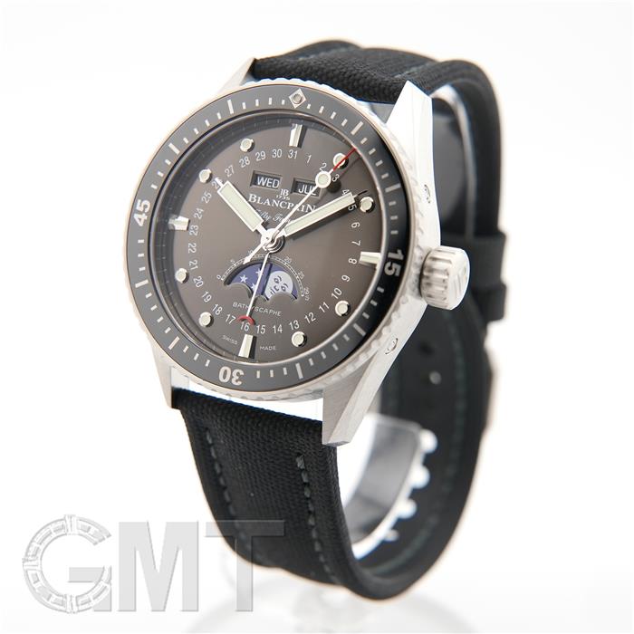 ブランパン フィフティファゾムス バチスカーフ コンプリートカレンダー 5054-1110-B52A メテオグレー 付属品完品 BLANCPAIN 中古メンズ 腕時計 送料無料