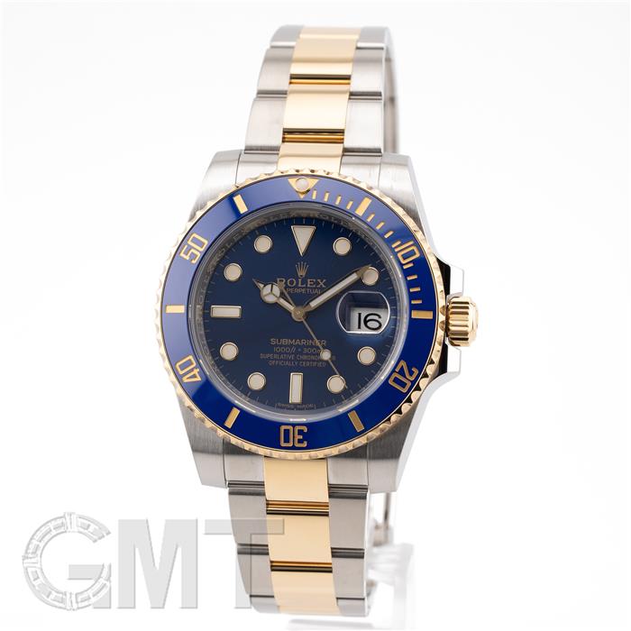 ロレックス サブマリーナーデイト 116613LB 保証書2018年 付属品完品 ランダムシリアル ROLEX 中古メンズ 腕時計 送料無料