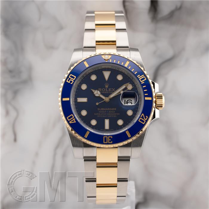 ロレックス サブマリーナーデイト 116613LB 保証書2018年 付属品完品 ランダムシリアル ROLEX 中古メンズ 腕時計 送料無料