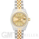 ロレックス デイトジャスト 179173 シャンパン 保証書2005年 付属品完品 D番 ROLEX 中古レディース 腕時計 送料無料