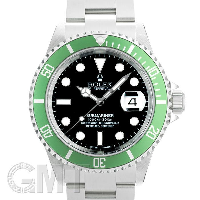 ロレックス サブマリーナーデイト 16610LV ファット4/ビッグスイス F番 ROLEX 中古メンズ 腕時計 送料無料