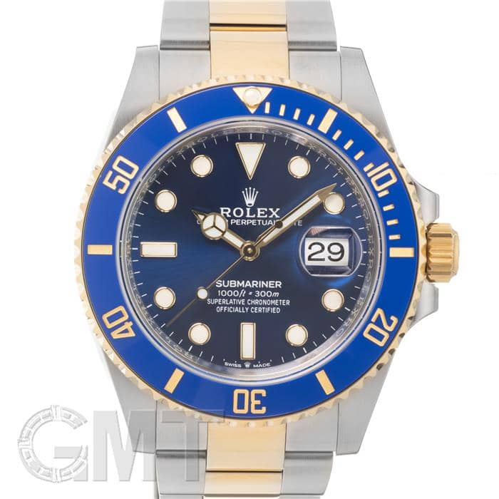 ロレックス サブマリーナーデイト41 126613LB 保証書2021年 付属品完品 ランダムシリアル ROLEX 中古メンズ 腕時計 送料無料