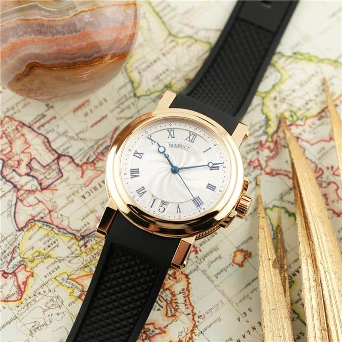 ブレゲ マリーン ラージデイト 5817BA/12/9V8 BREGUET 中古メンズ 腕時計 送料 ...