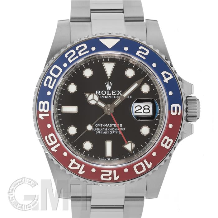 ロレックス GMTマスターII 126710BLRO オイスターブレスレット 保証書2021年 ランダムシリアル 付属品完品 ROLEX 中古メンズ 腕時計 送料無料