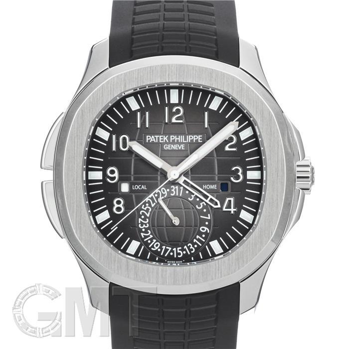 パテックフィリップ アクアノート トラベルタイム 5164A-001 新型バックル PATEK PHILIPPE 中古メンズ 腕時計 送料無料