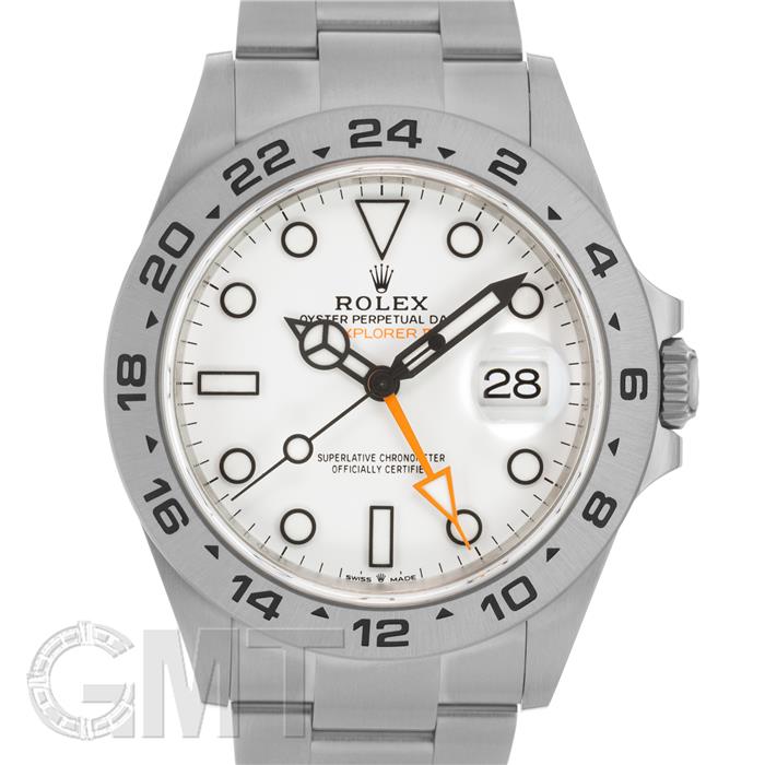 ロレックス エクスプローラーII 226570 ホワイト 保証書2024年 ランダムシリアル 付属品完品 ROLEX 中古メンズ 腕時計 送料無料