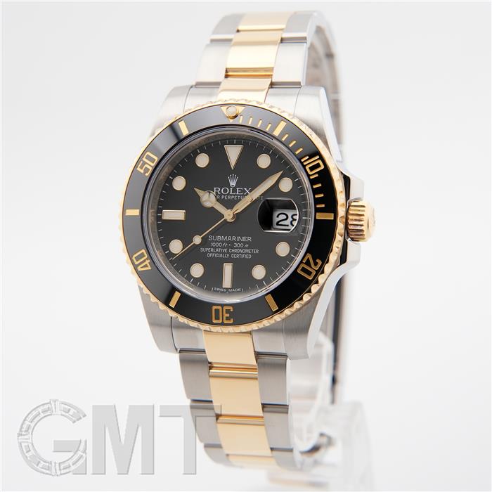 ロレックス サブマリーナーデイト 116613LN 保証書2015年 ランダムシリアル 付属品完品 ROLEX 中古メンズ 腕時計 送料無料