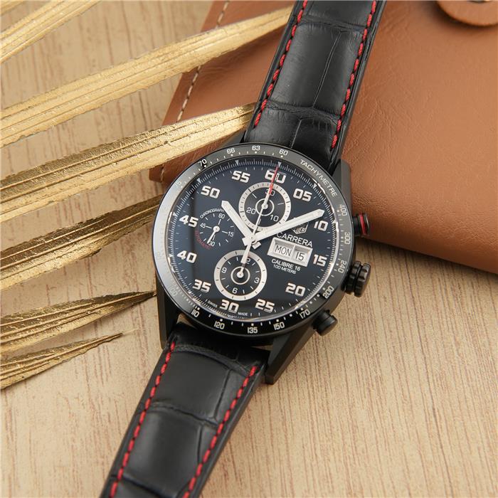 タグホイヤー カレラ キャリバー16 クロノグラフ デイデイト CV2...(2)