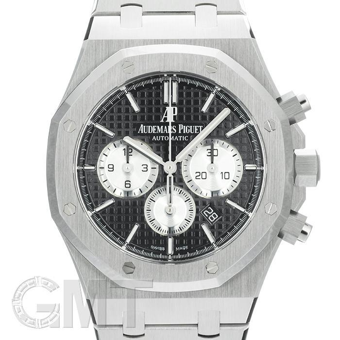 オーデマピゲ ロイヤルオーク クロノグラフ 26331ST.OO.1220ST.02 ブラック AUDEMARS PIGUET 中古メンズ 腕時計 送料無料