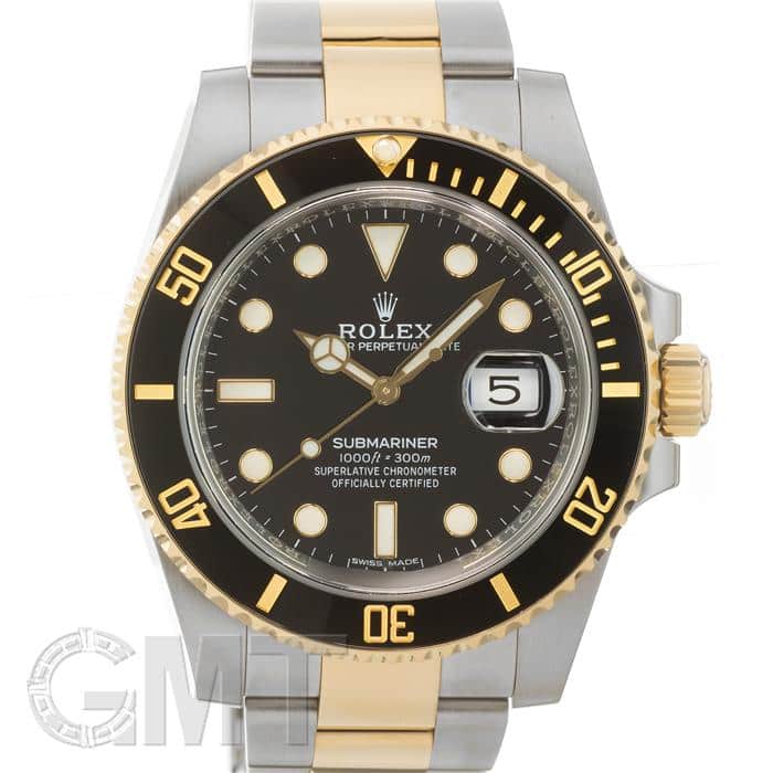 ロレックス サブマリーナーデイト 116613LN 保証書2016年 付属品完品 ランダムシリアル ROLEX 中古メンズ 腕時計 送料無料