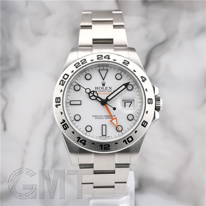 ロレックス エクスプローラーII 216570 保証書2012年 付属品完品 ランダムシリアル ROLEX 中古メンズ 腕時計 送料無料