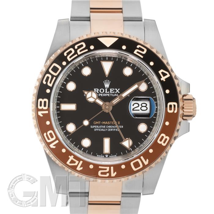 ロレックス GMTマスターII 126711CHNR ブラック/ブラウン 保証書2018年 付属品完品 ランダムシリアル ROLEX 中古メンズ 腕時計 送料無料