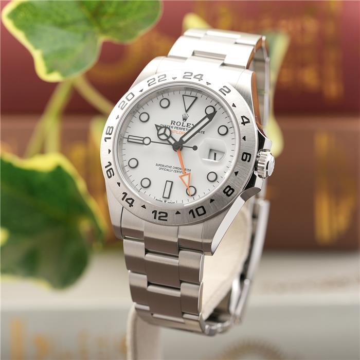ロレックス エクスプローラー II 226570 ホワイト 保証書2022年 ランダムシリアル ...