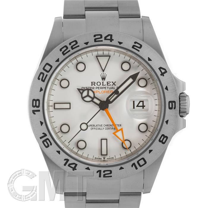 ロレックス エクスプローラー II 226570 ホワイト 保証書2022年 ランダムシリアル 付属品完品 ROLEX 中古メンズ 腕時計 送料無料