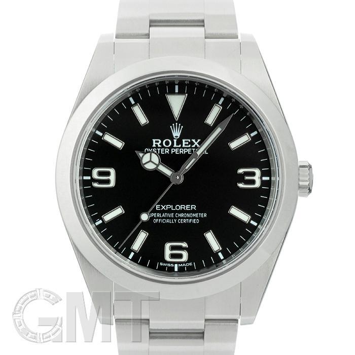 ロレックス エクスプローラーI 214270 保証書2019年 付属品完品 ランダムシリアル ROLEX 中古メンズ 腕時計 送料無料