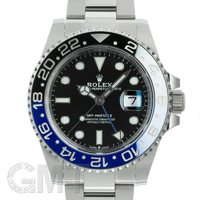 ロレックス GMTマスターII 126710BLNR ブルーブラック オイスターブレス 保証書2021年 付属品完品 ランダムシリアル ROLEX 中古メンズ 腕時計 送料無料