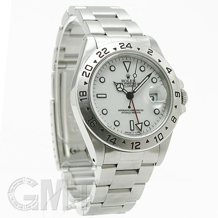 ロレックス エクスプローラー II 16570 トリチウム シングルバックル N番 ROLEX 中古メンズ 腕時計 送料無料