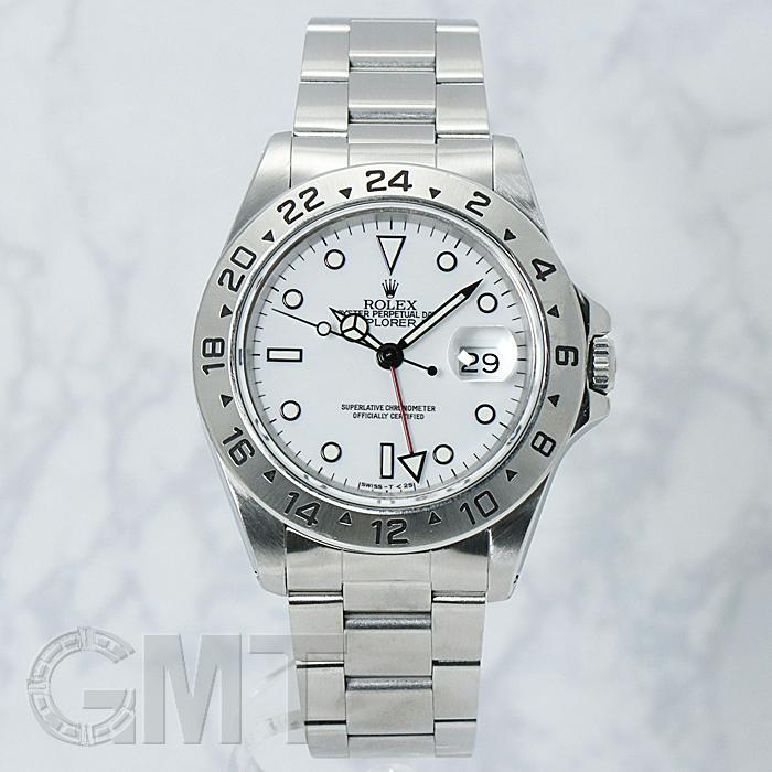 ロレックス エクスプローラー II 16570 トリチウム シングルバックル N番 ROLEX 中古メンズ 腕時計 送料無料