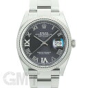 ロレックス デイトジャスト36 126234 オーベルジーヌ 保証書2021年 付属品完品 ランダムシリアル ROLEX 中古メンズ 腕時計 送料無料