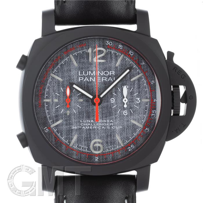 パネライ ルミノール ルナ・ロッサ クロノ フライバック PAM01037【世界限定1036本】付属品完品 OFFICINE PANERAI 中古メンズ 腕時計 送料無料