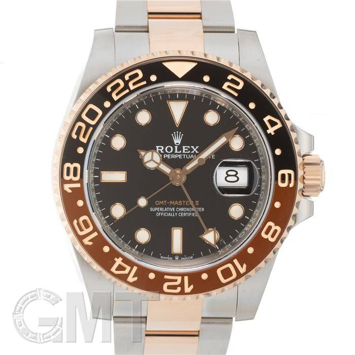 ロレックス GMTマスターII 126711CHNR ブラック/ブラウン 保証書2019年 付属品完品 ランダムシリアル ROLEX 中古メンズ 腕時計 送料無料