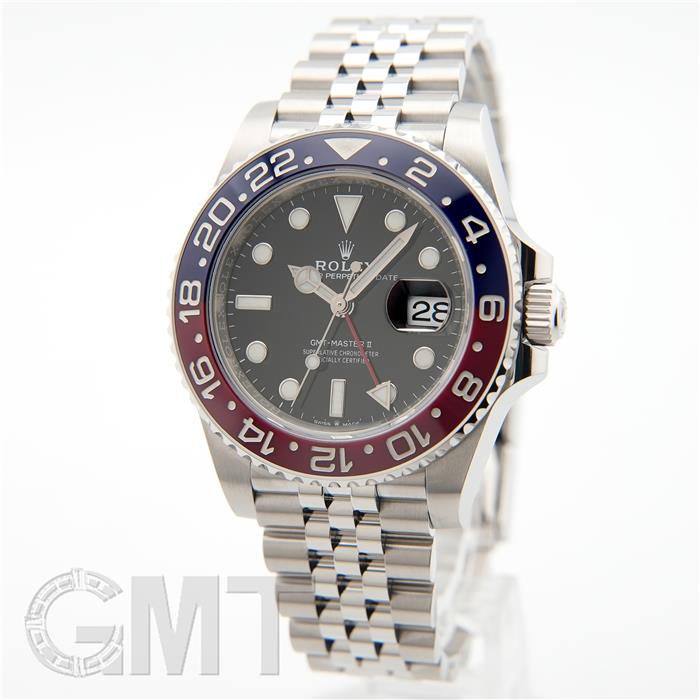 ロレックス GMTマスターII 126710BLRO ジュビリーブレスレット 保証書2018年 ランダムシリアル ROLEX 中古メンズ 腕時計 送料無料