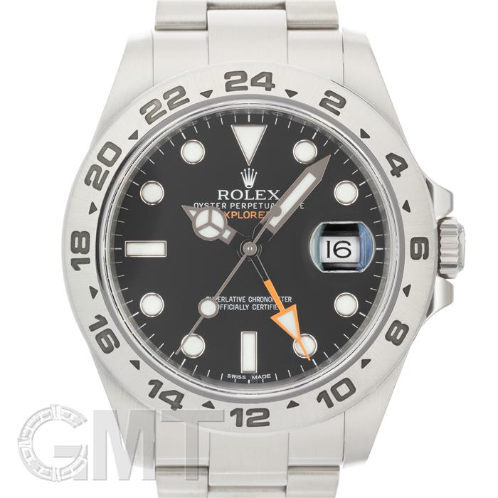 ロレックス エクスプローラーII 216570 ブラック 保証書2012年 付属品完品 G番 ROLEX 中古メンズ 腕時計 送料無料