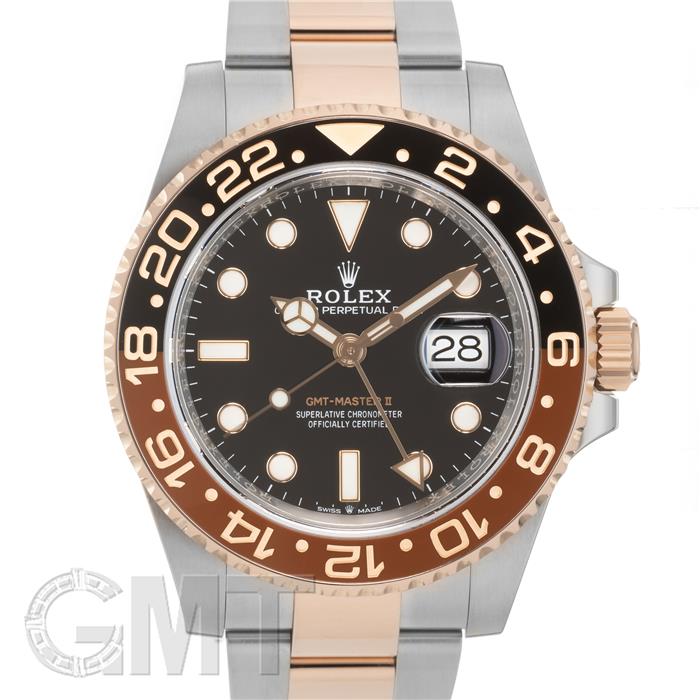 ロレックス GMTマスターII 126711CHNR ブラック/ブラウン 保証書2018年 付属品完品 ランダムシリアル ROLEX 中古メンズ 腕時計 送料無料