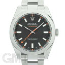 ロレックス ミルガウス 116400 ブラック 保証書2010年 V番 ROLEX 中古メンズ 腕時計 送料無料