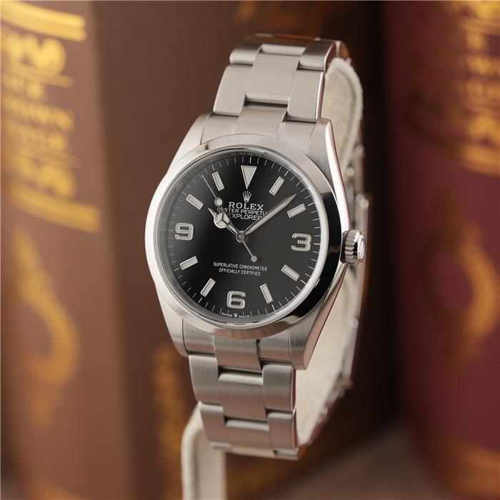 ロレックス エクスプローラーI 124270 保証書2022年 ランダムシリアル ROLEX 中古...