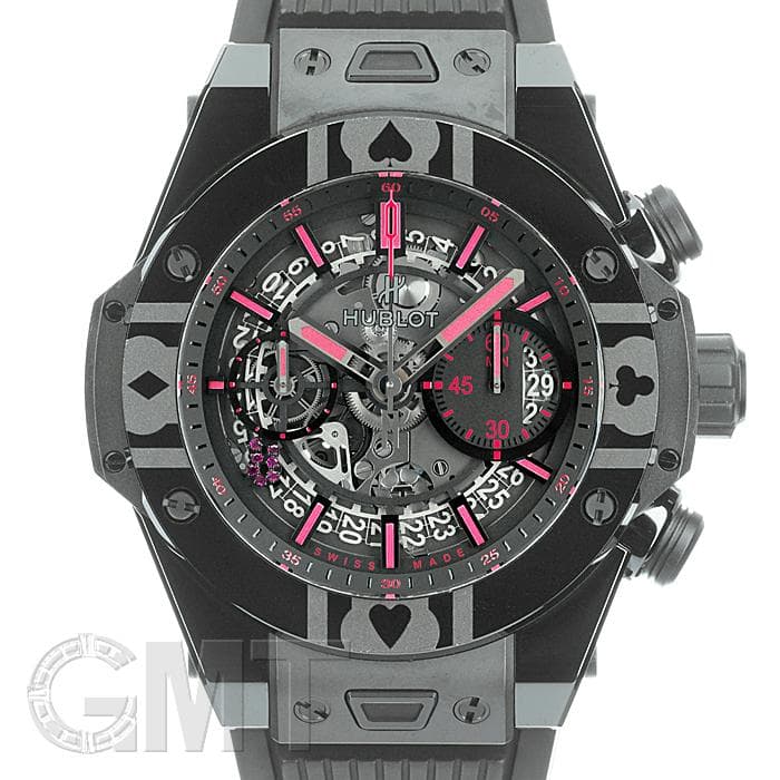 ウブロ ビックバンウニコ ワールドポーカーツアー 411.CX.1113.LR.WPT17【世界限定188本】 HUBLOT 中古メンズ 腕時計 送料無料