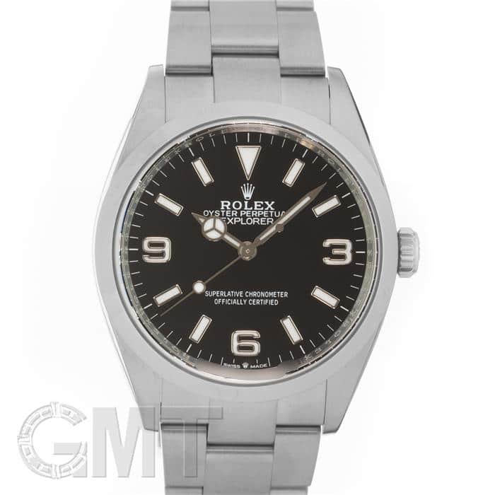 ロレックス エクスプローラー36 124270 保証書2022年 ランダムシリアル ROLEX 中古メンズ 腕時計 送料無料